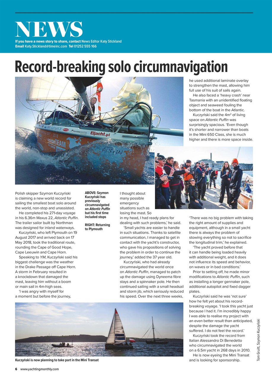 Yachting Monthly Preview Pages