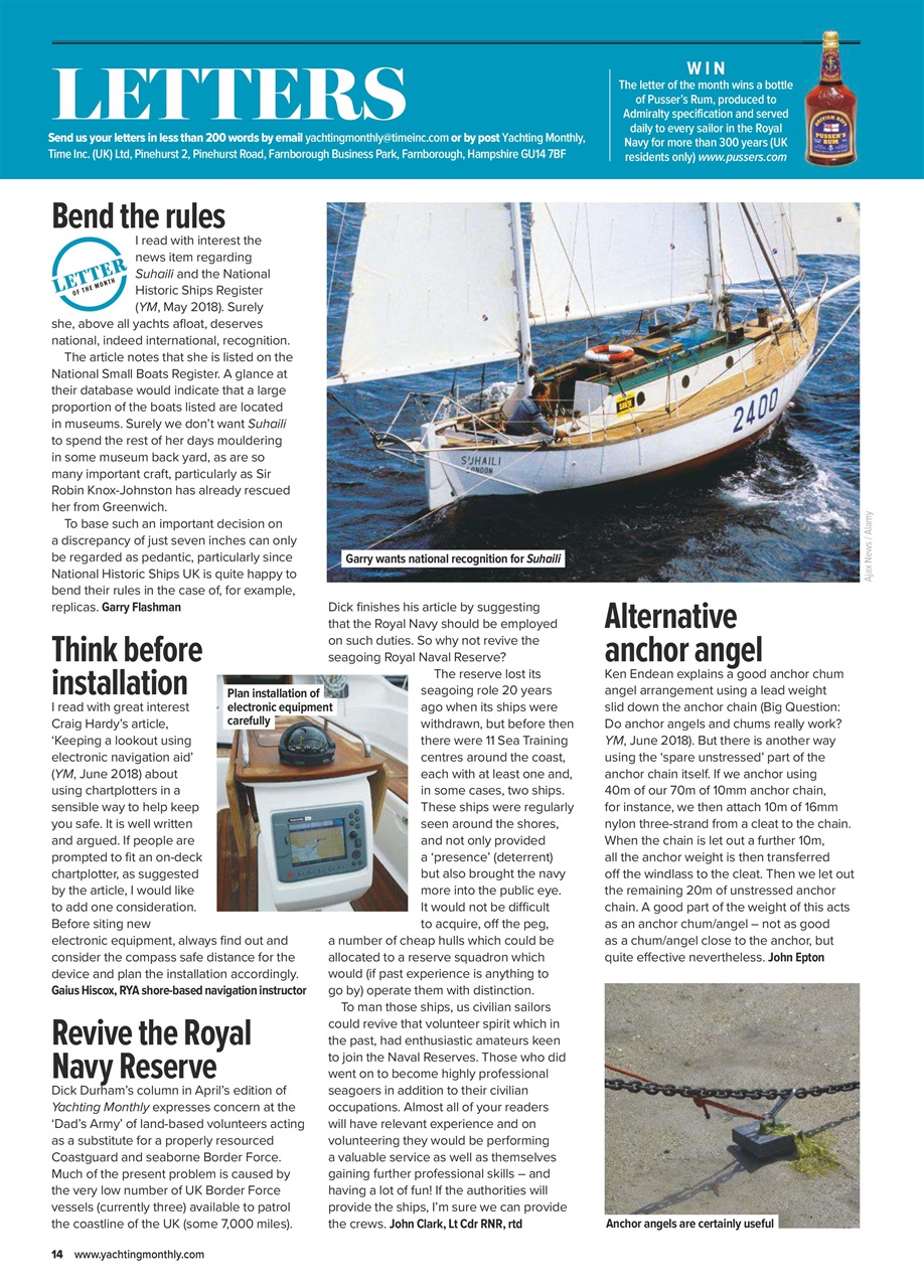 Yachting Monthly Preview Pages