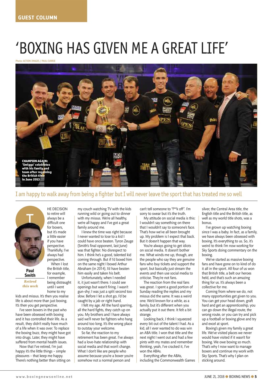 Boxing News Preview Pages