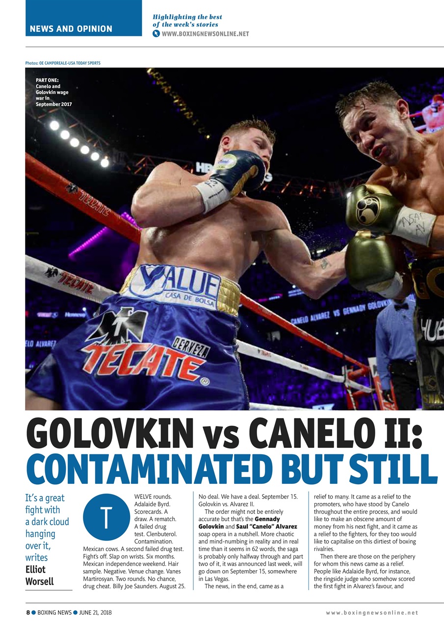 Boxing News Preview Pages