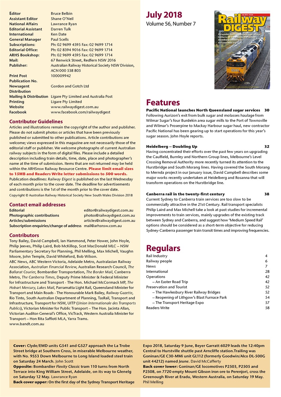 Railway Digest Preview Pages