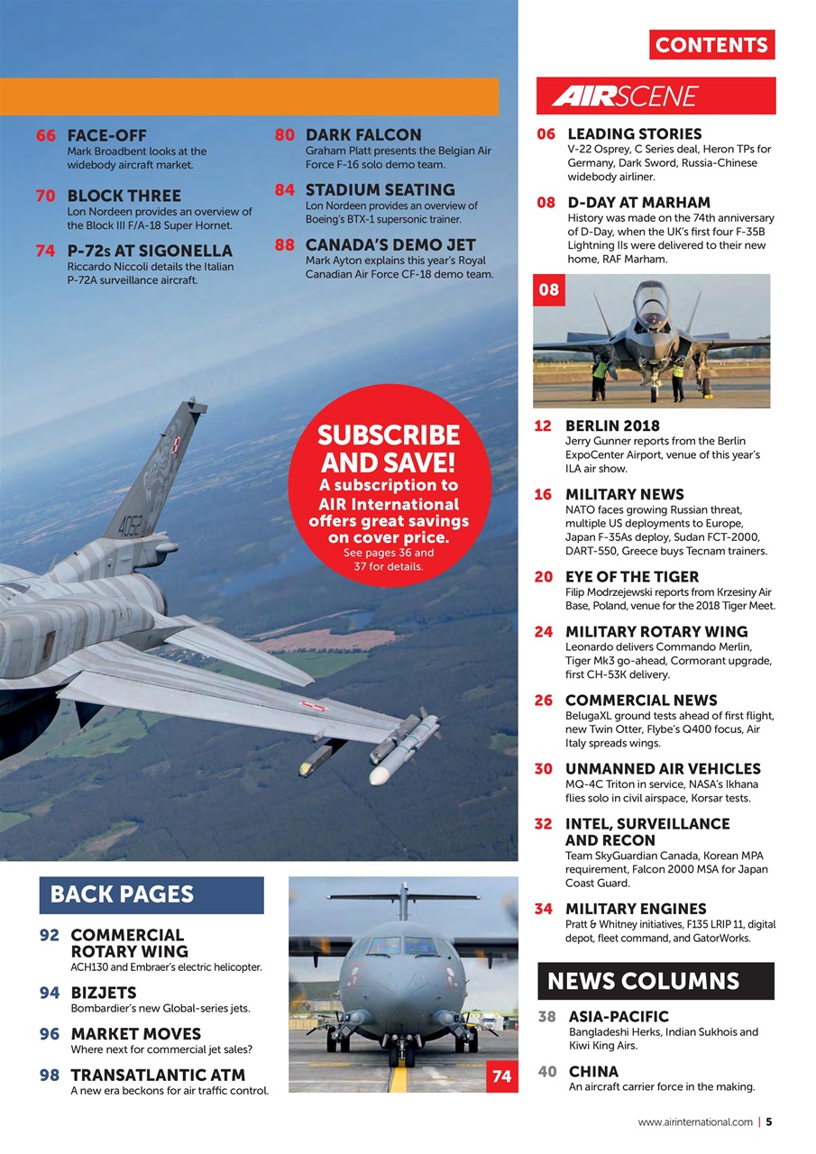 AIR International Preview Pages