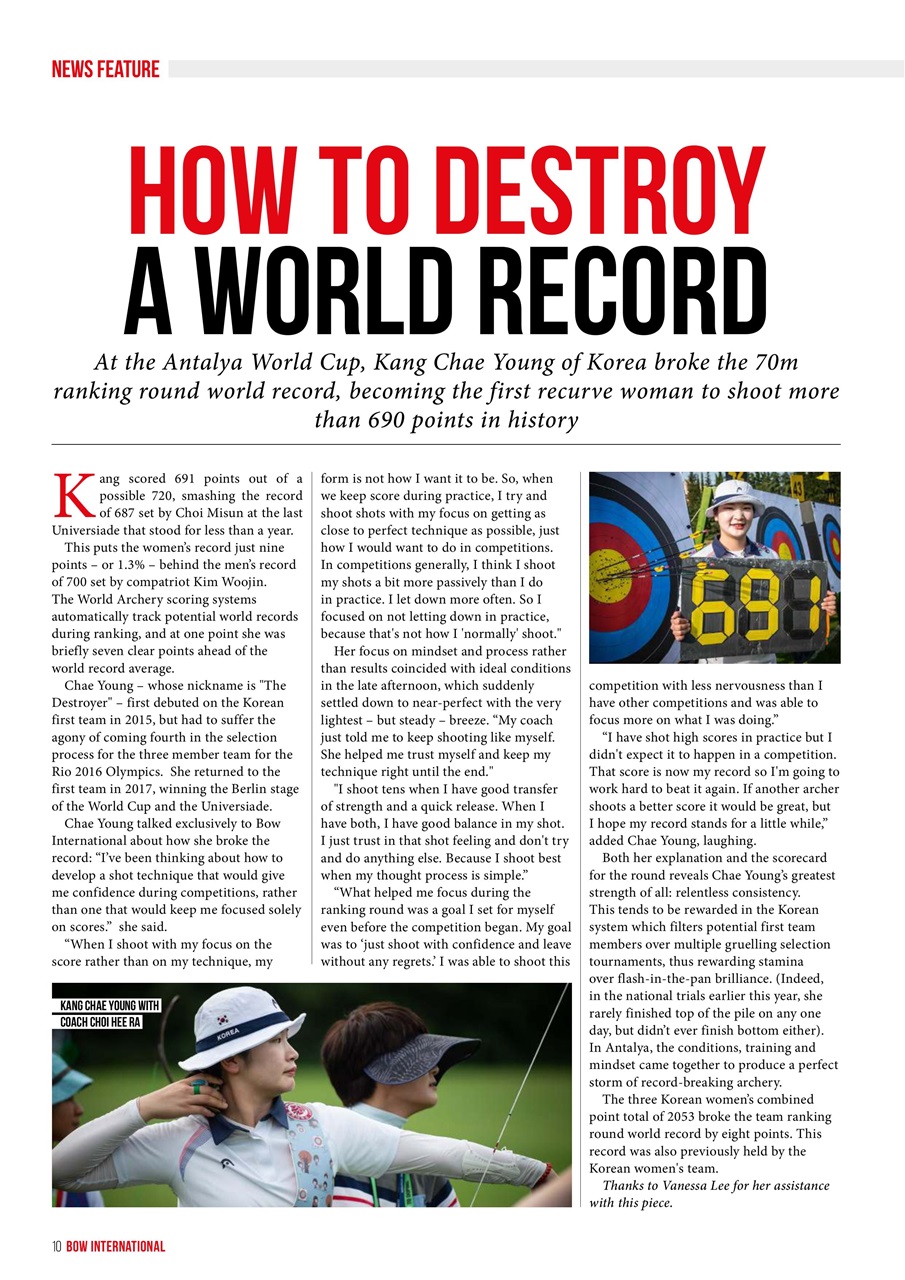 Bow International Preview Pages