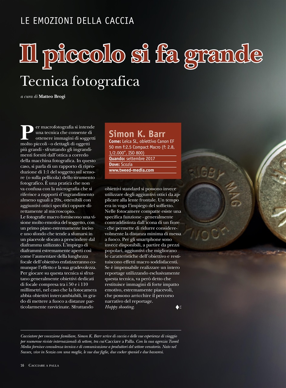 Caccia Magazine Preview Pages