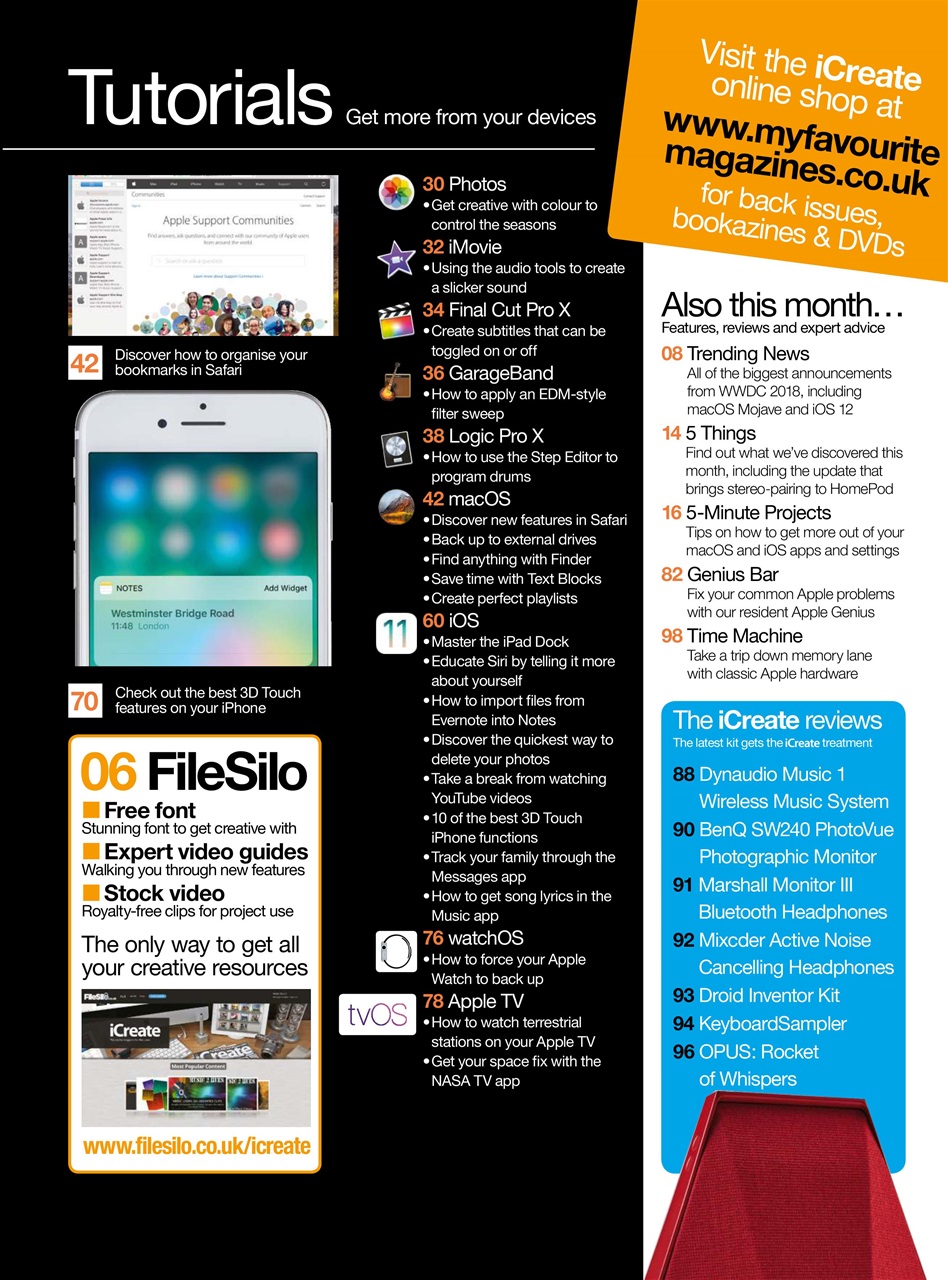 iCreate Preview Pages