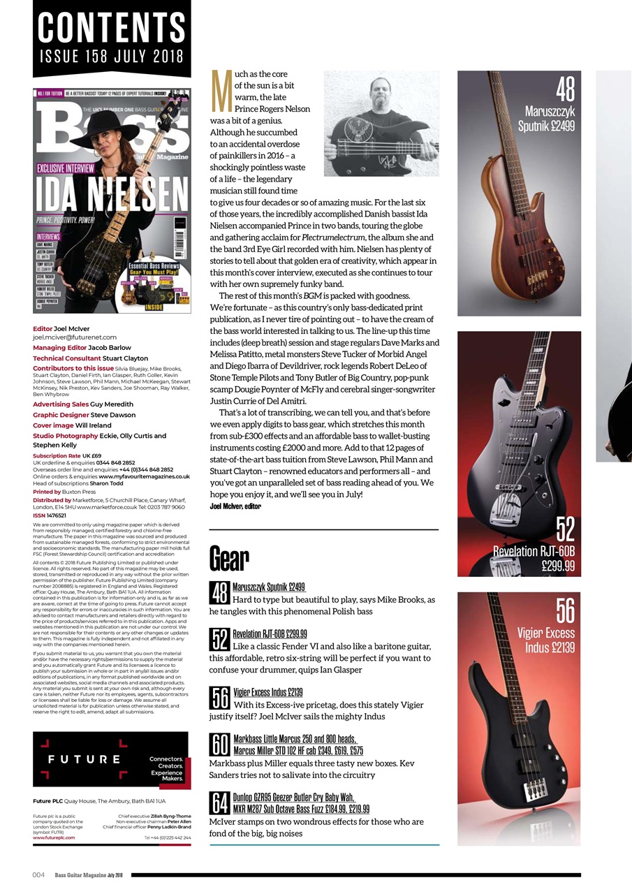 Bass Player UK Preview Pages