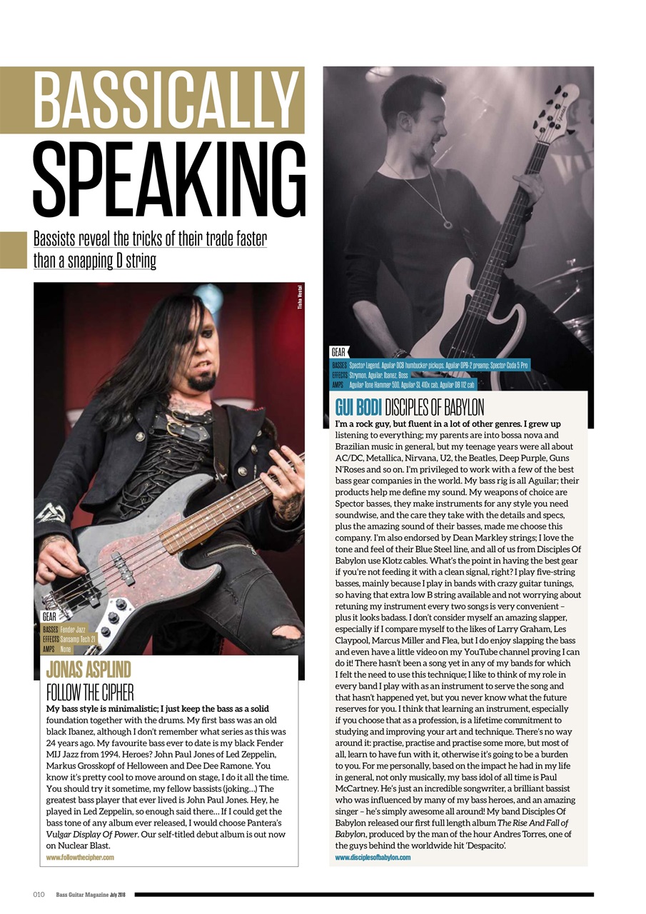 Bass Player UK Preview Pages