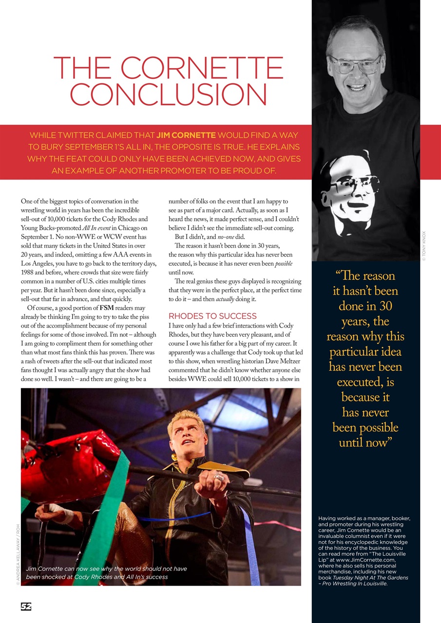 Wrestletalk Magazine Preview Pages