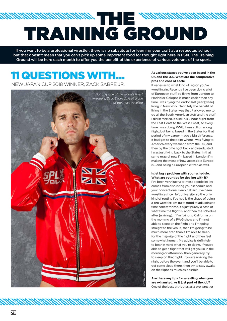 Wrestletalk Magazine Preview Pages