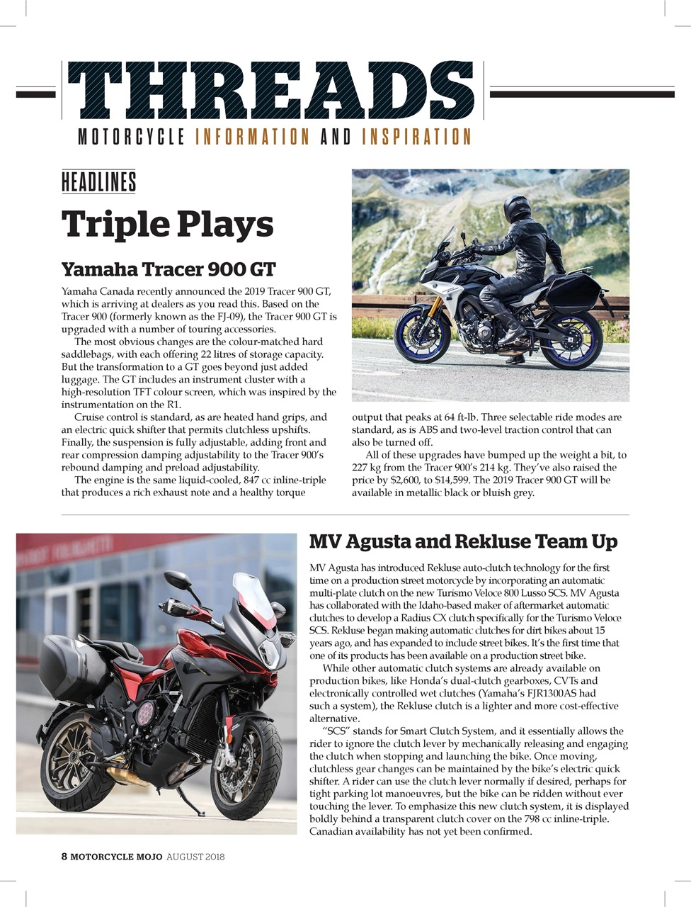 Motorcycle Mojo Preview Pages