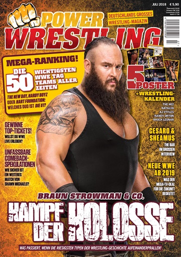 Braun Strowman Wwe Releases 2019 Power-Wrestling Magazine