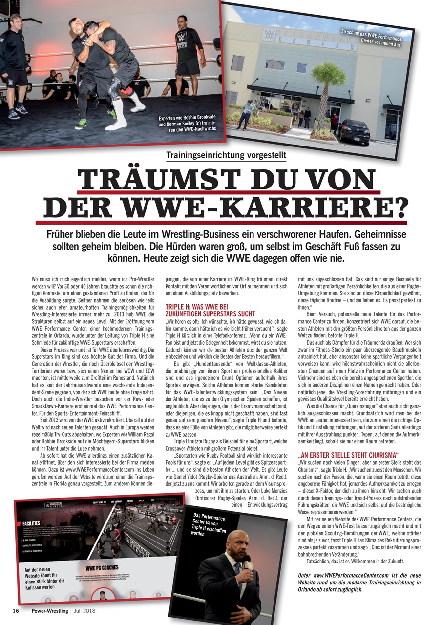Power-Wrestling Preview Pages