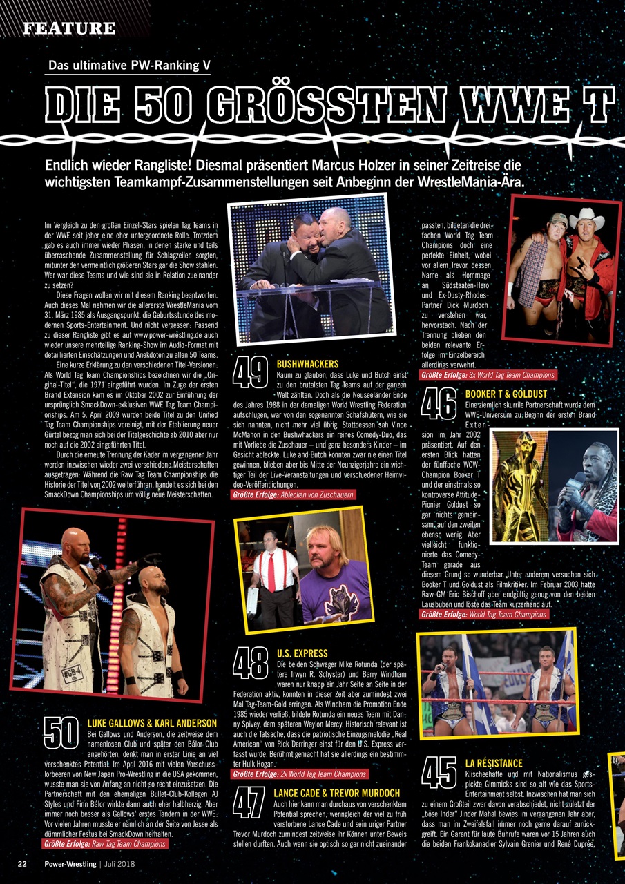 Power-Wrestling Preview Pages