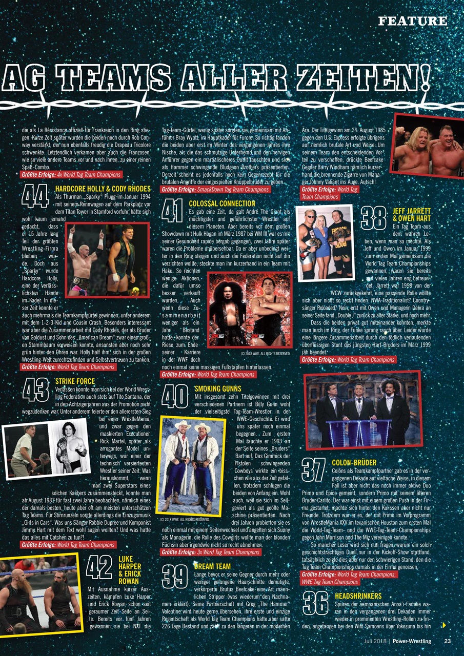 Power-Wrestling Preview Pages
