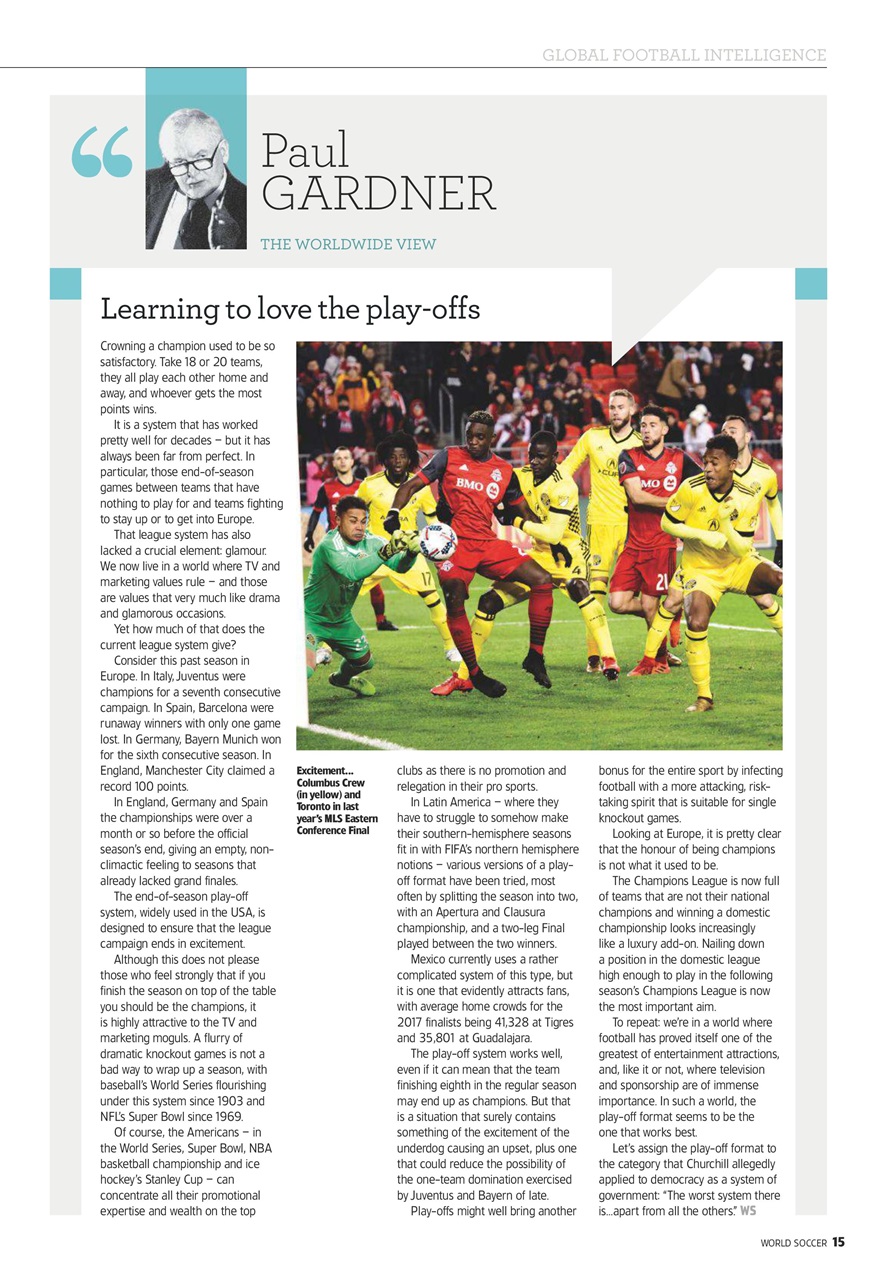 World Soccer Preview Pages