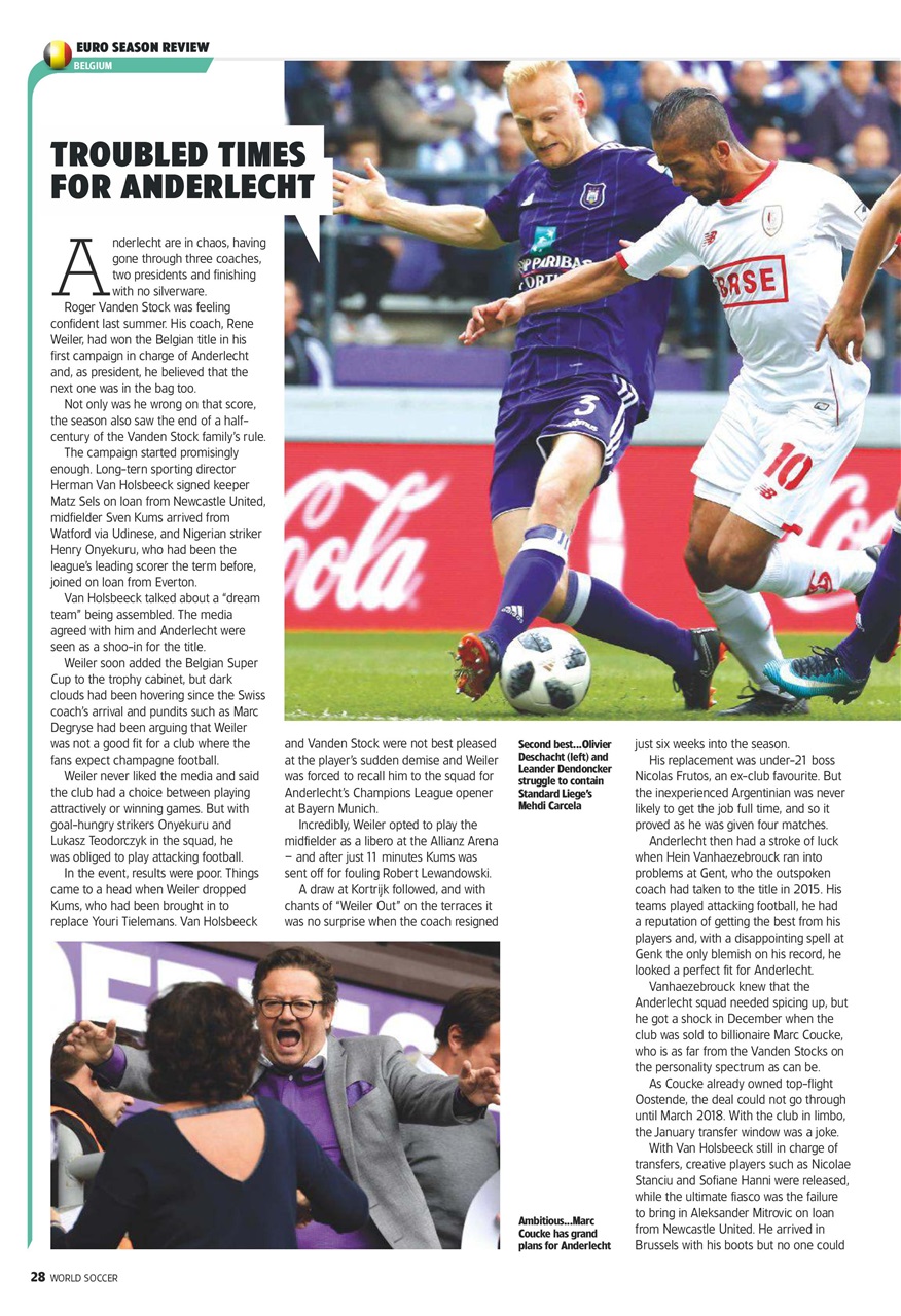 World Soccer Preview Pages