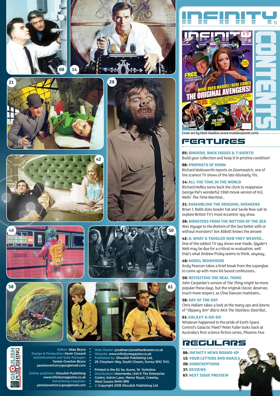 Infinity Magazine Preview Pages
