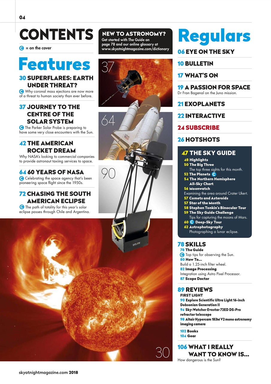 BBC Sky at Night Magazine Preview Pages