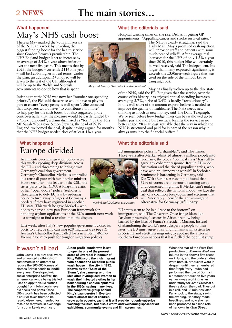 The Week Preview Pages