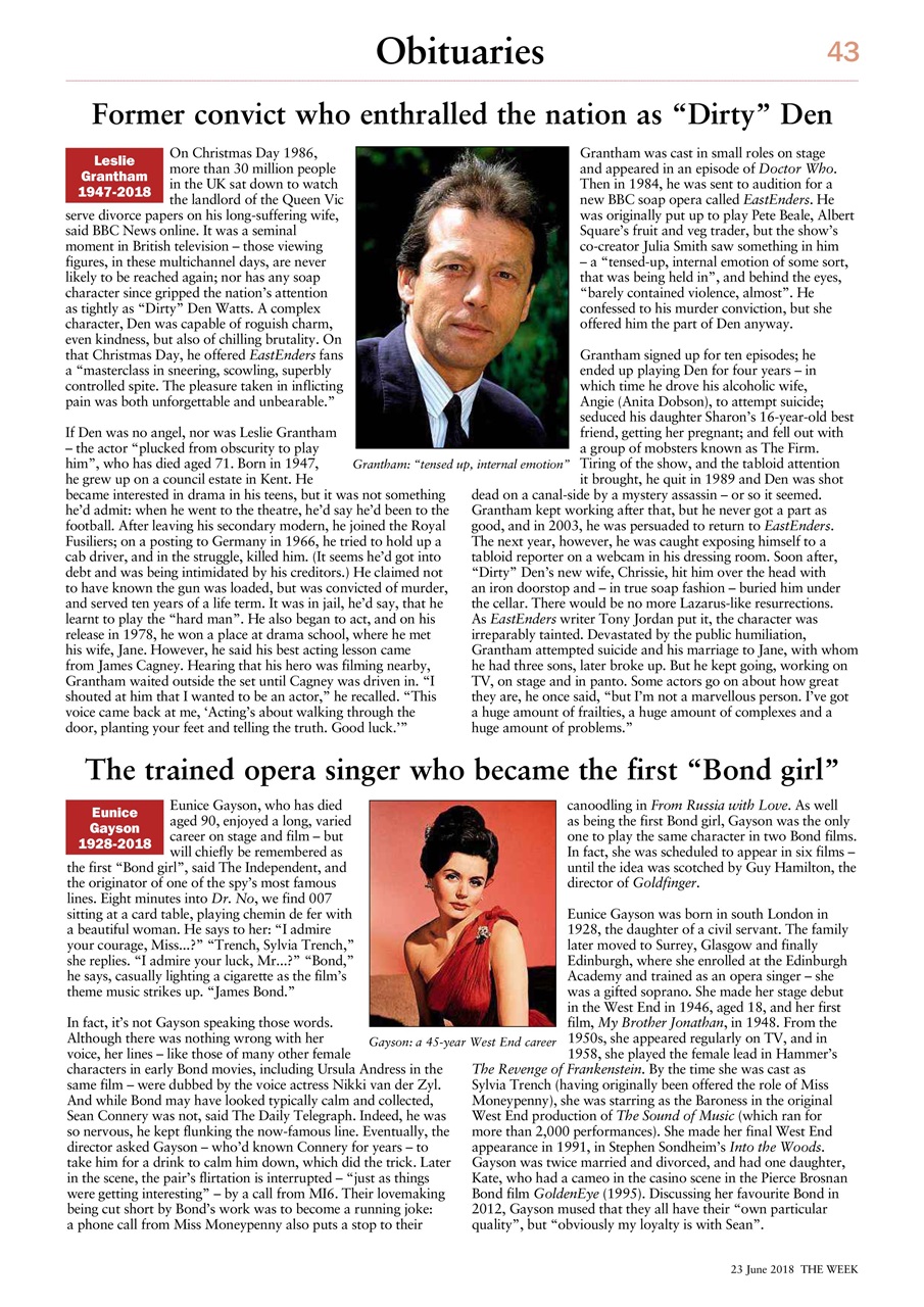 The Week Preview Pages