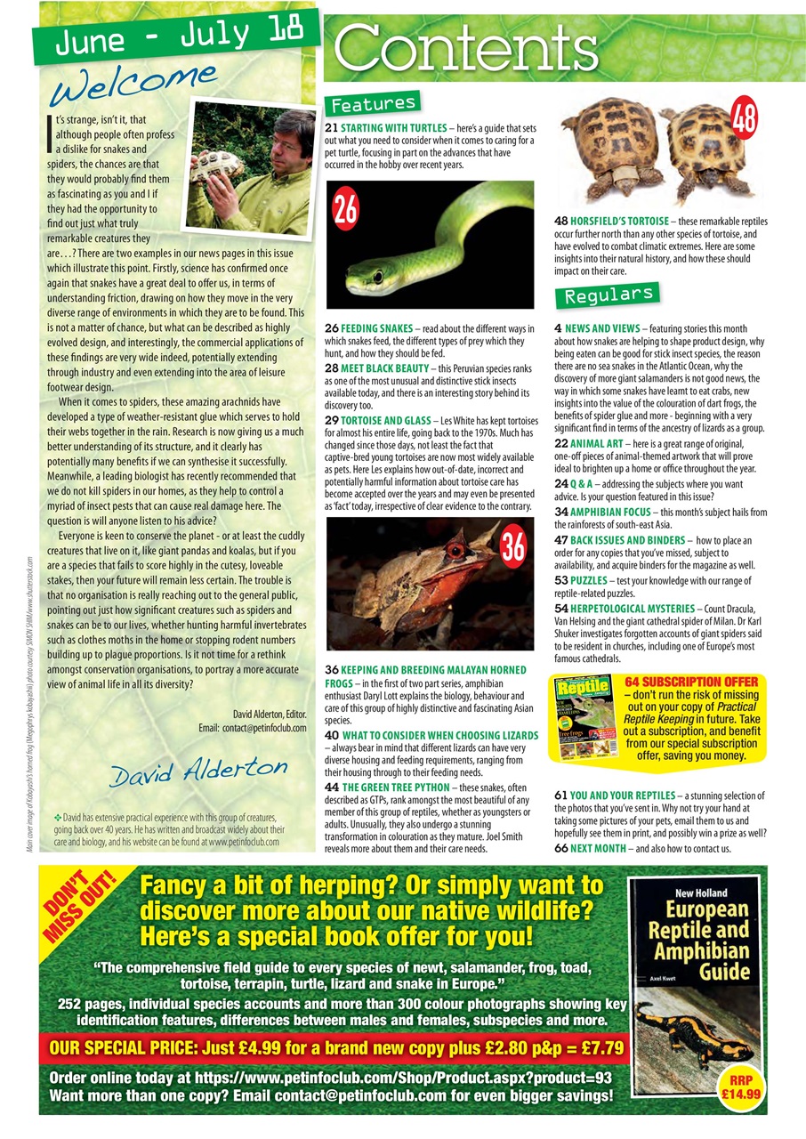 Practical Reptile Keeping Preview Pages
