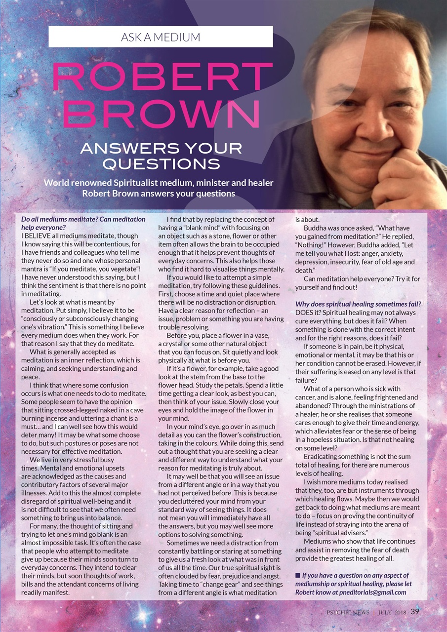 Psychic News Preview Pages
