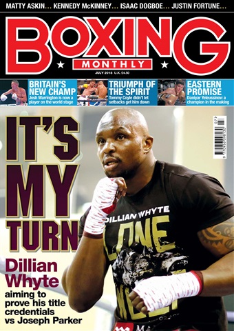 Boxing Monthly issue July 2018