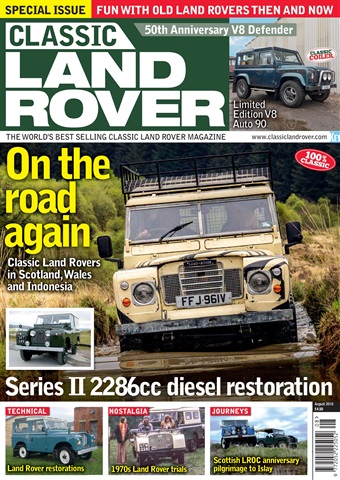 Classic Land Rover Magazine issue   August 2018