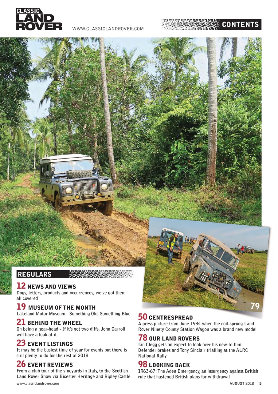 Classic Land Rover Magazine Preview Pages