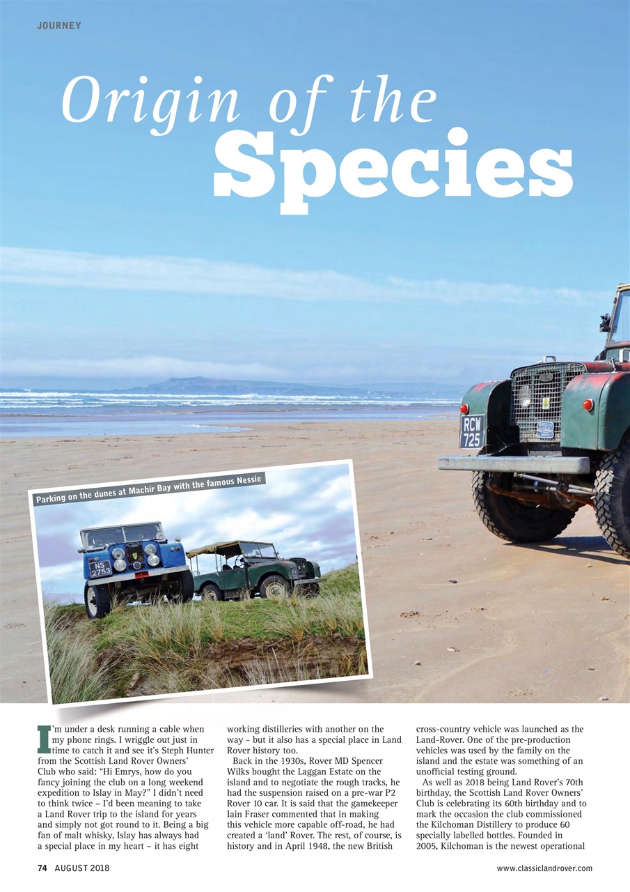 Classic Land Rover Magazine Preview Pages