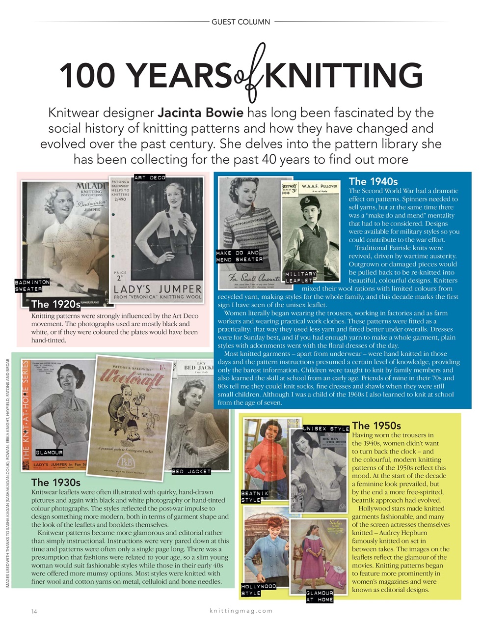 Knitting Preview Pages