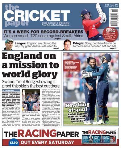 The Cricket Paper issue 22nd June 2018
