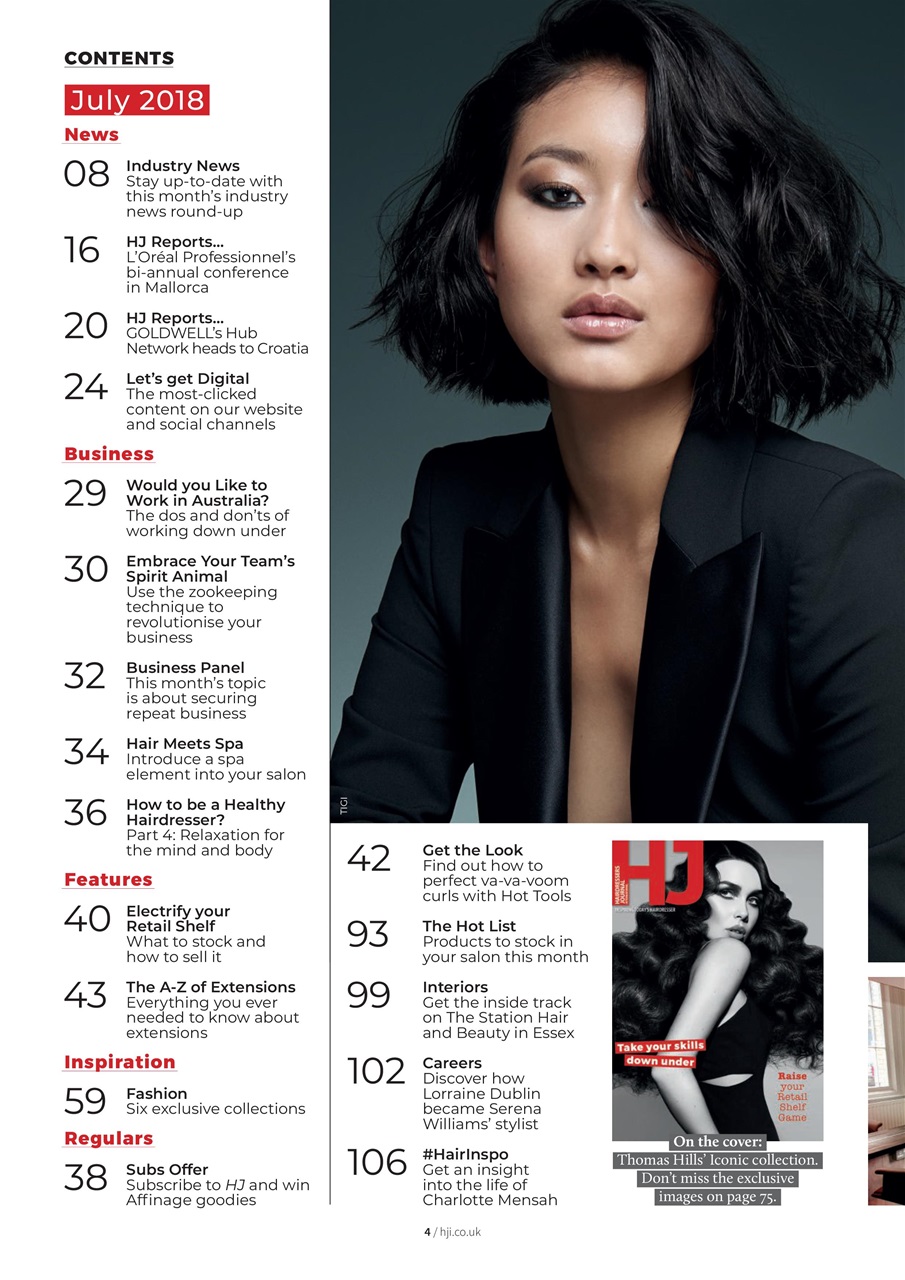 Hairdressers Journal Preview Pages