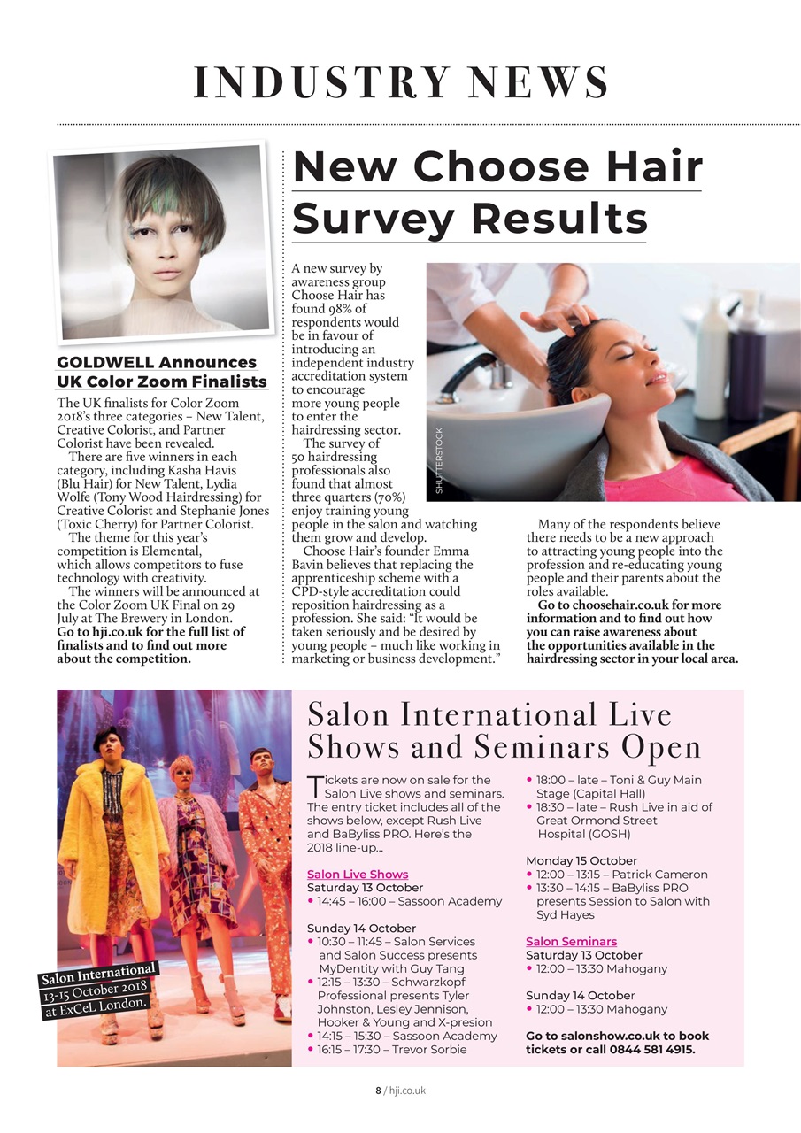 Hairdressers Journal Preview Pages