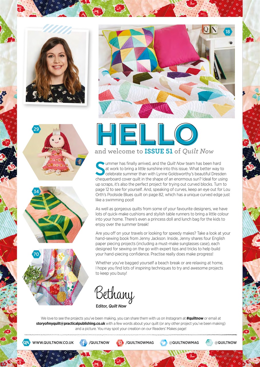 Quilt Now Preview Pages