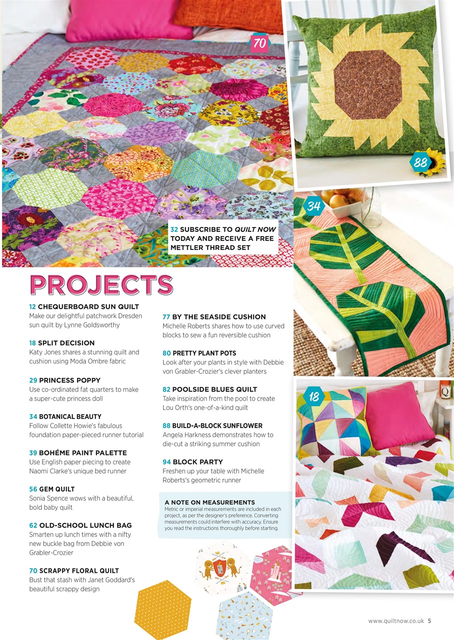 Quilt Now Preview Pages