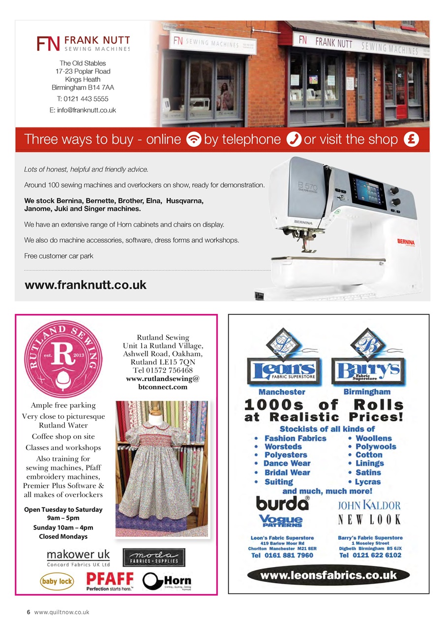 Quilt Now Preview Pages