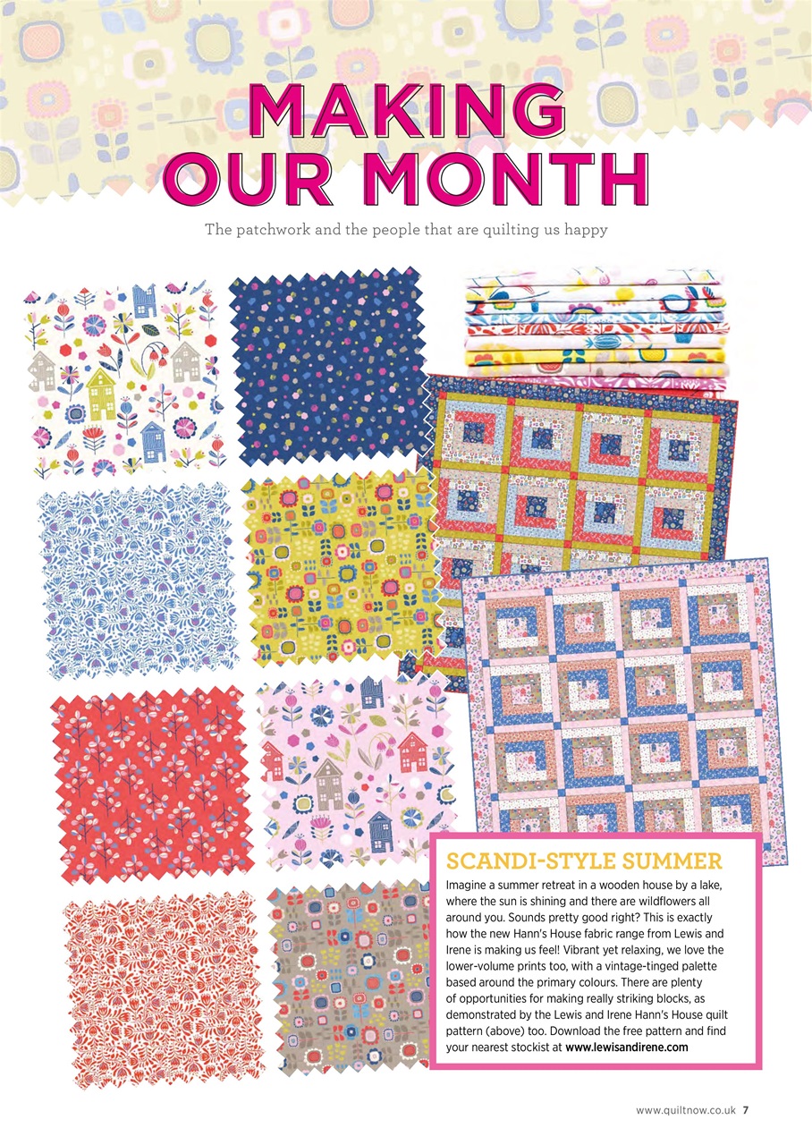 Quilt Now Preview Pages