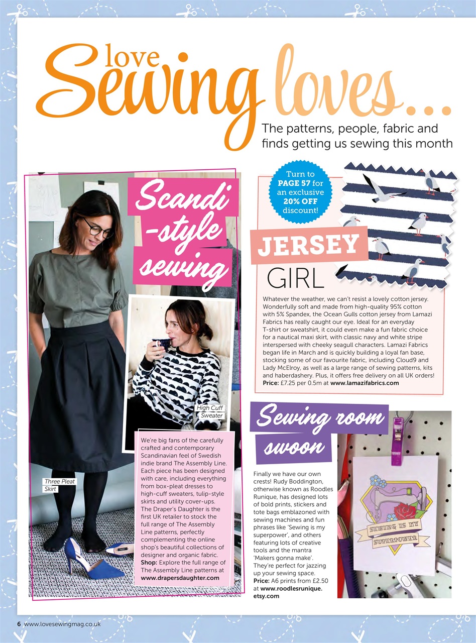 Love Sewing Preview Pages