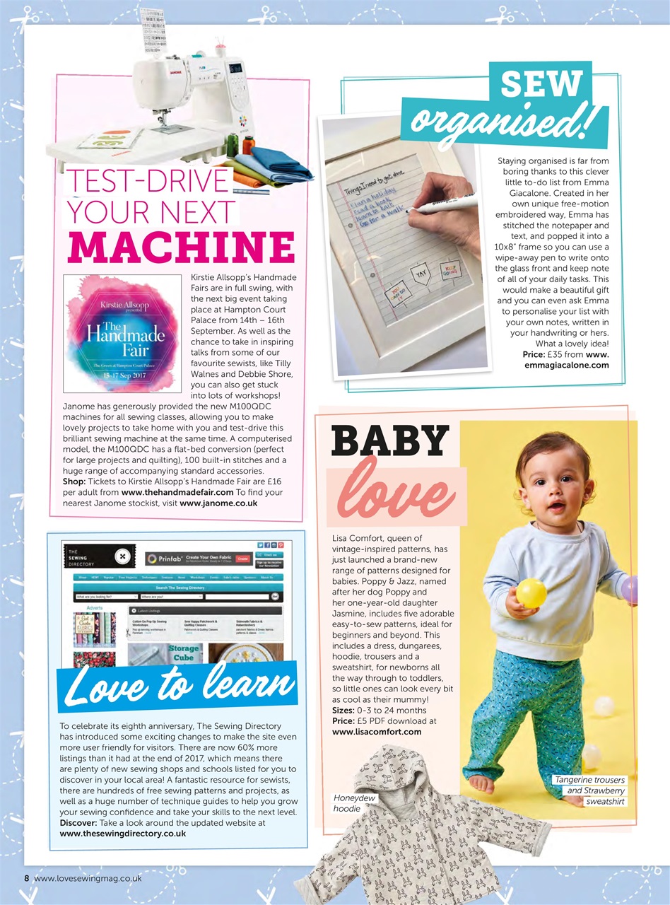 Love Sewing Preview Pages