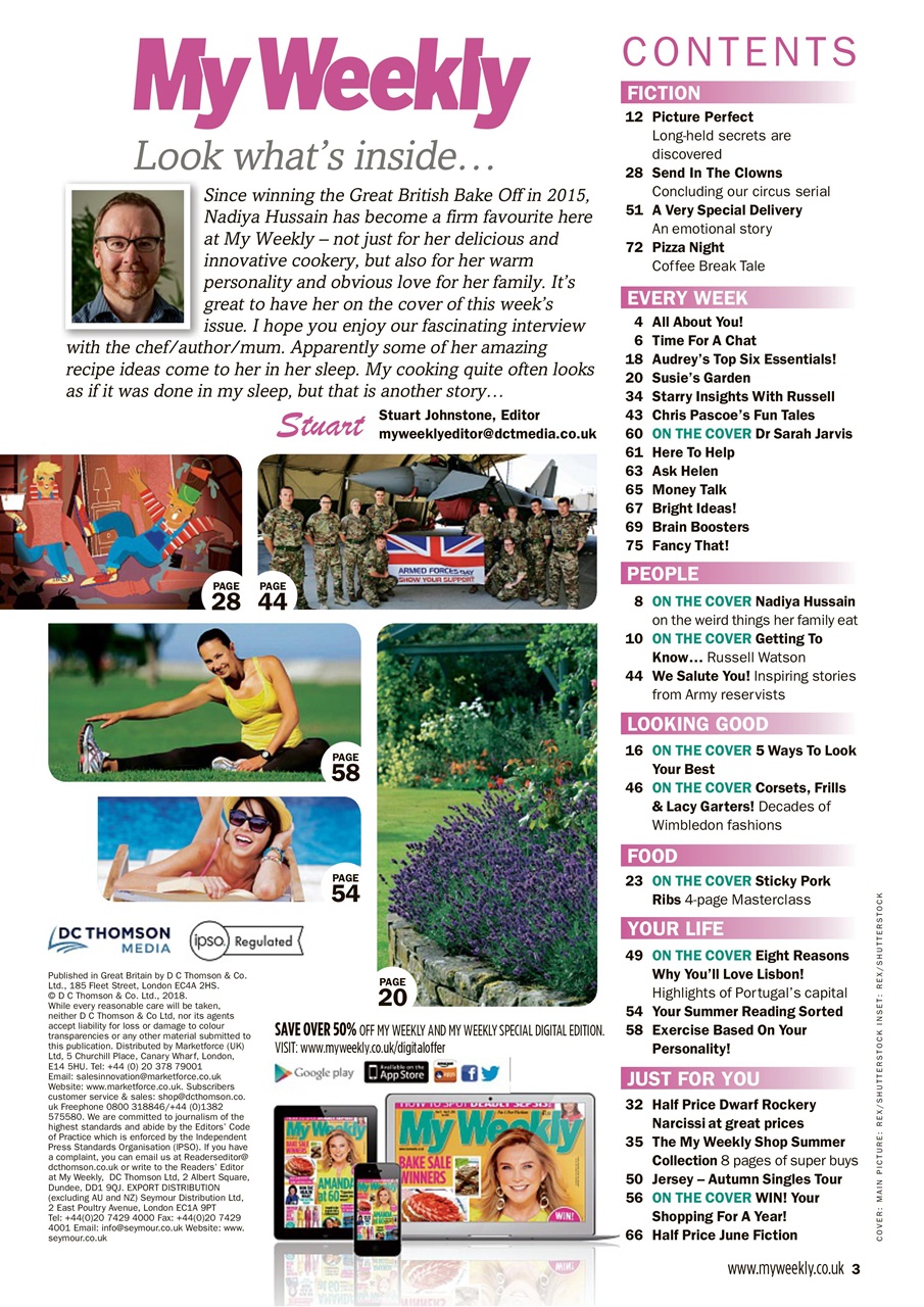 My Weekly Preview Pages