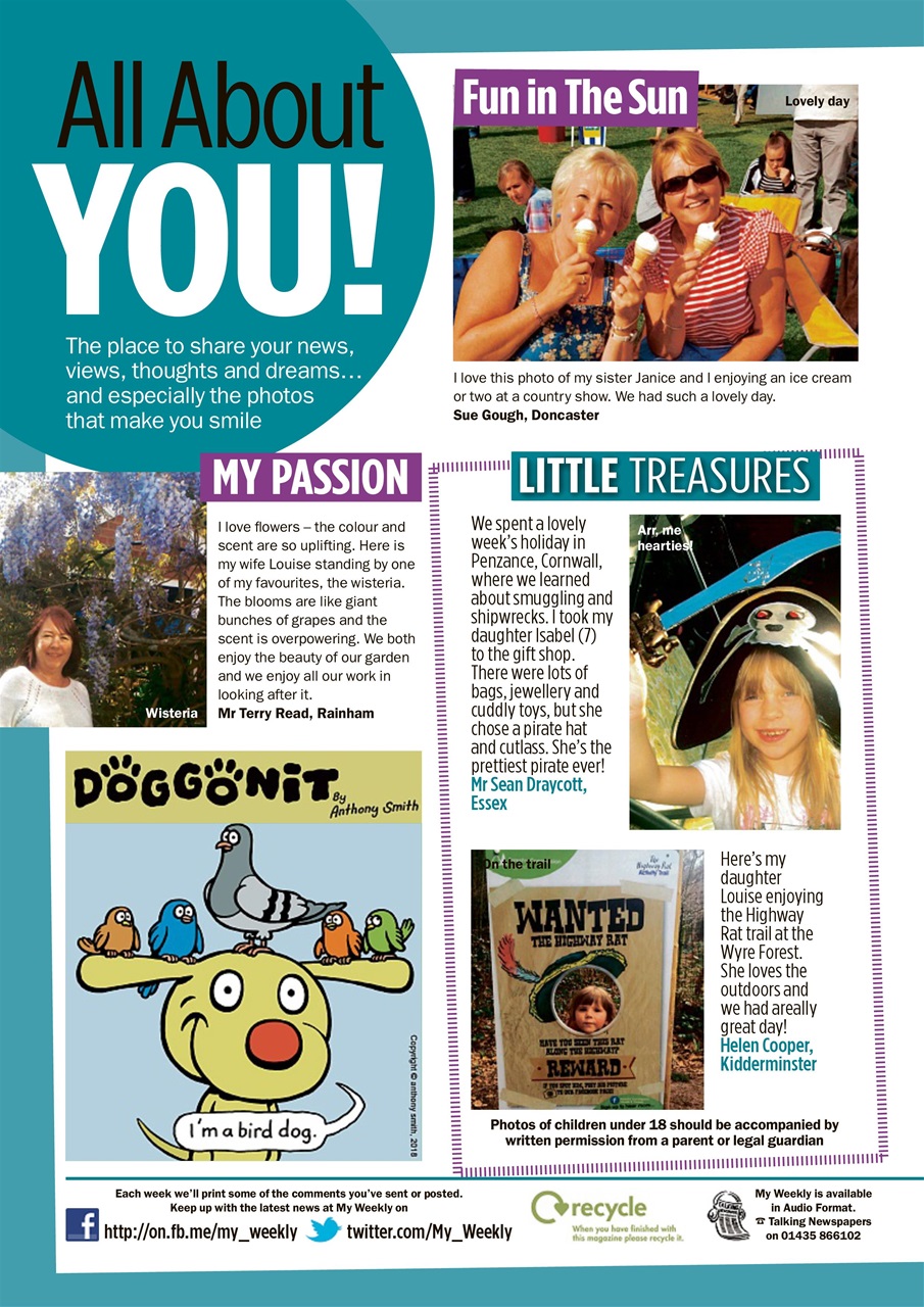 My Weekly Preview Pages