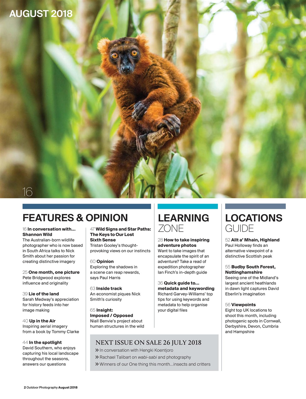 Outdoor Photography Preview Pages