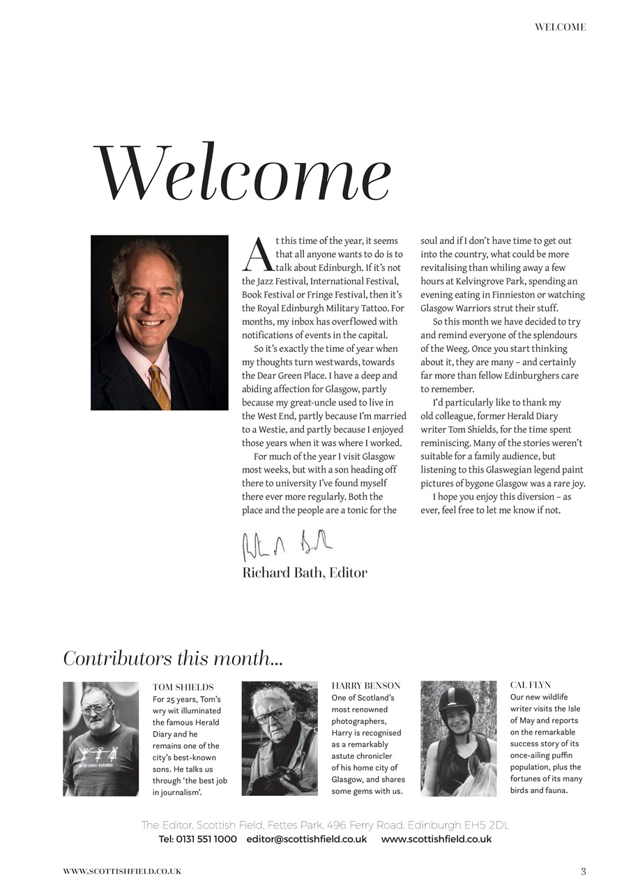 Scottish Field Preview Pages