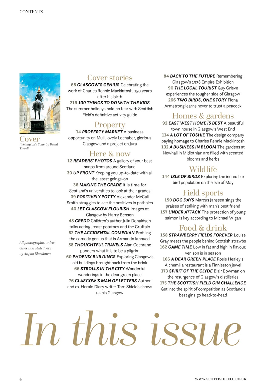 Scottish Field Preview Pages