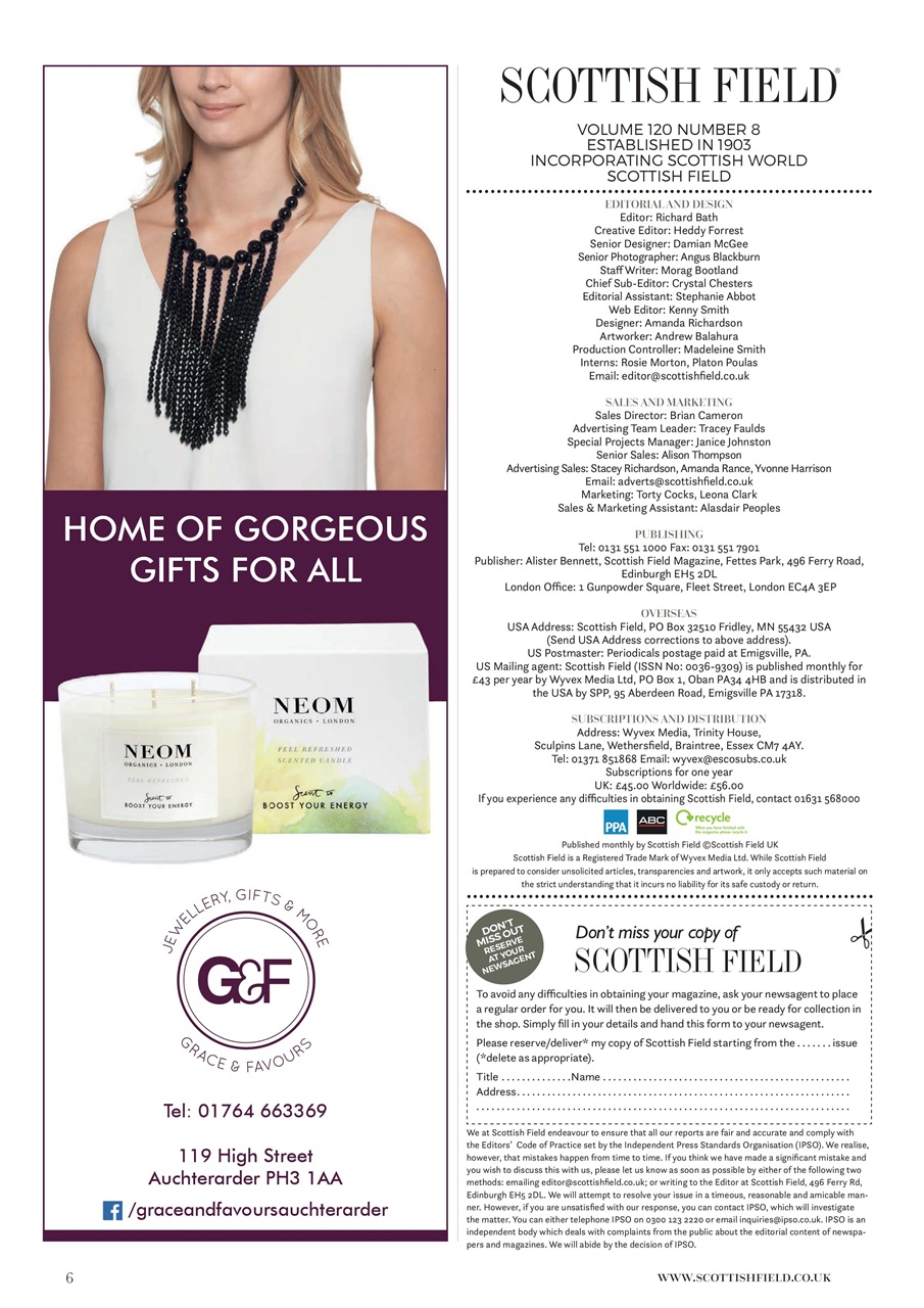 Scottish Field Preview Pages