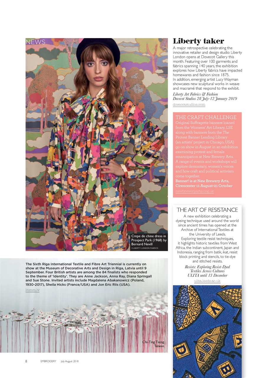 Embroidery Magazine Preview Pages