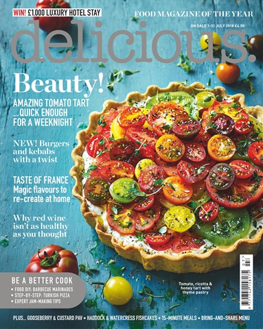 delicious. Magazine issue July 2018