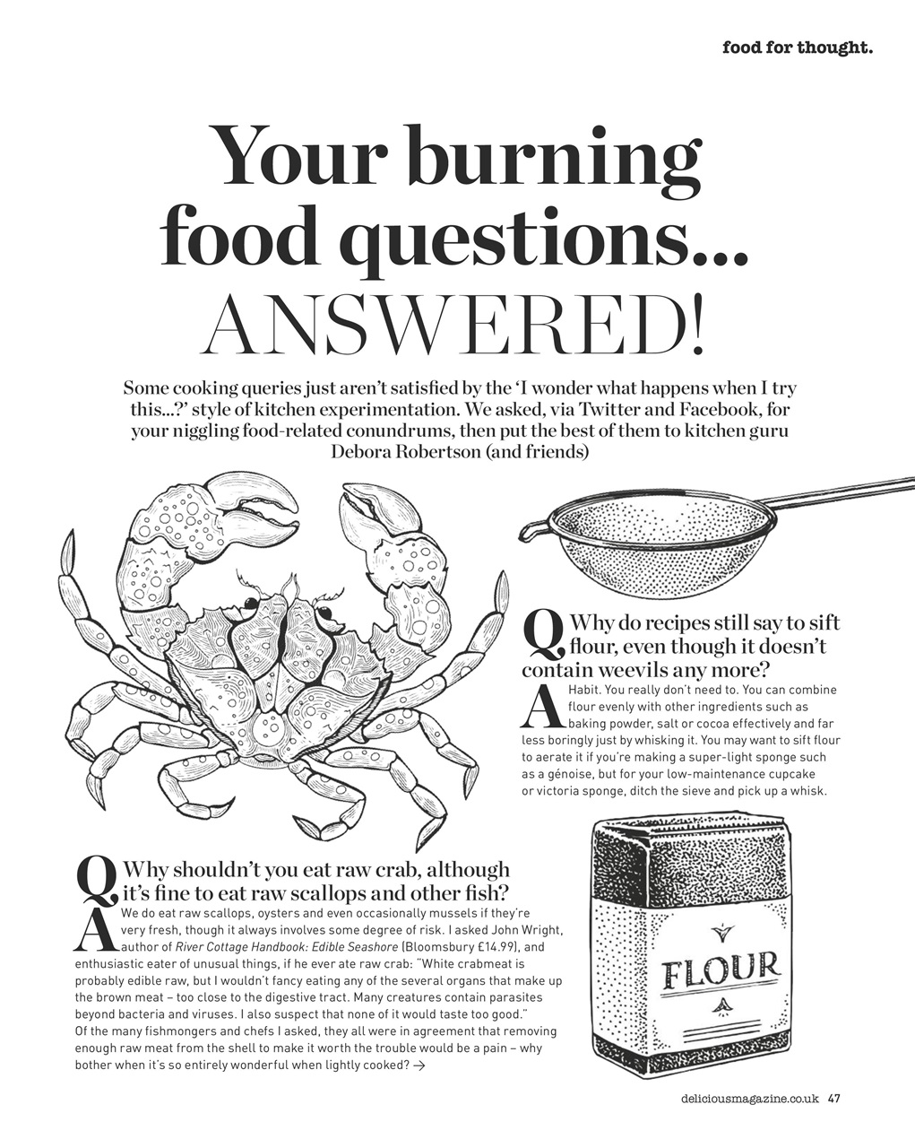 delicious. Magazine Preview Pages