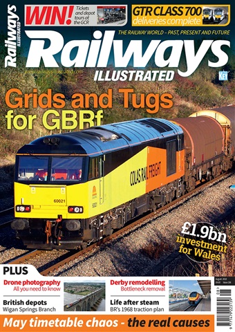 Railways Illustrated issue   August 2018